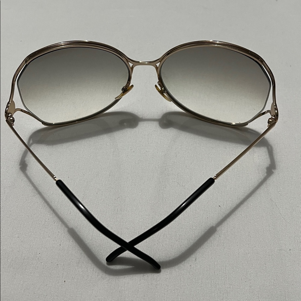 Vintage Gucci GG 2846/S Gradient Lense Sunglasses w/ Gold & Black Frames - Picture 3 of 15
